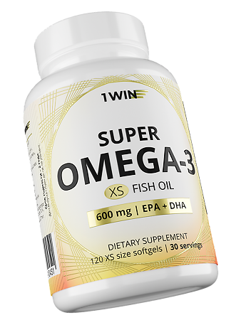 1WIN Супер омега-3 XS / Super omega-3 XS капсулы массой 670 мг 120 шт