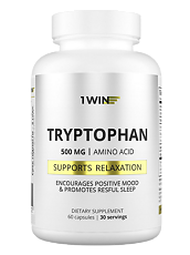 Купить 1WIN Триптофан / Tryptophan капсулы массой 400 мг 60 шт цена