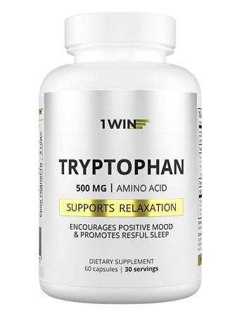1WIN Триптофан / Tryptophan капсулы массой 400 мг 60 шт