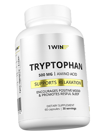 1WIN Триптофан / Tryptophan капсулы массой 400 мг 60 шт