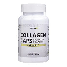 Изображение товара 1WIN Коллаген с витамином С / Collagen with vitamin C капсулы массой 440 мг 155 шт