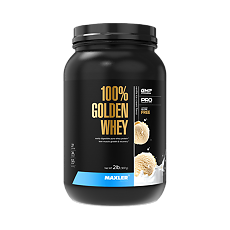 Купить Макслер 100% Голден Вей Про вкус ванильное мороженое / Maxler 100% Golden Whey Pro Vanilla ice cream порошок 907 г 1 шт цена