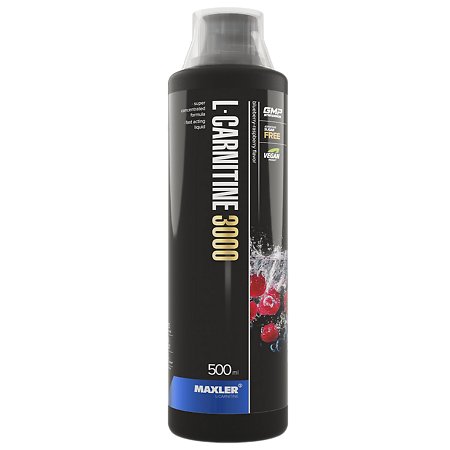 Макслер Л-Карнитин 3000 вкус черника-малина / Maxler L-Carnitine 3000 Blueberry Raspberry фл 500 мл 1 шт