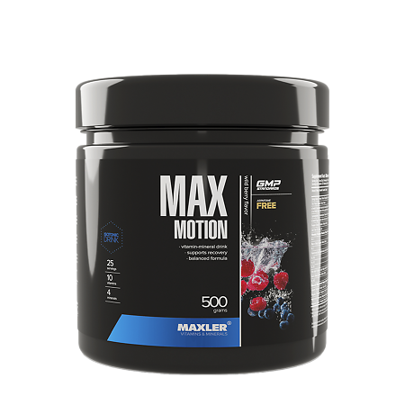 Макслер Макс Моушен без аспартама вкус лесные ягоды / Maxler Max Motion aspartame free Wild Berry flavor порошок 500 г 500 г 1 шт