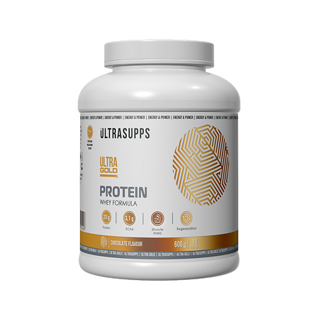 Ультрасаппс Ультра Голд Протеин / Ultrasupps Ultra Gold Protein Chocolate порошок со вкусом шоколада массой 600 г 1 шт