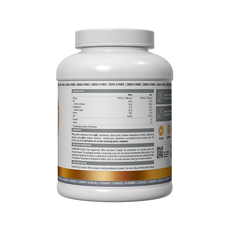 Ультрасаппс Ультра Голд Протеин / Ultrasupps Ultra Gold Protein Chocolate порошок со вкусом шоколада массой 600 г 1 шт