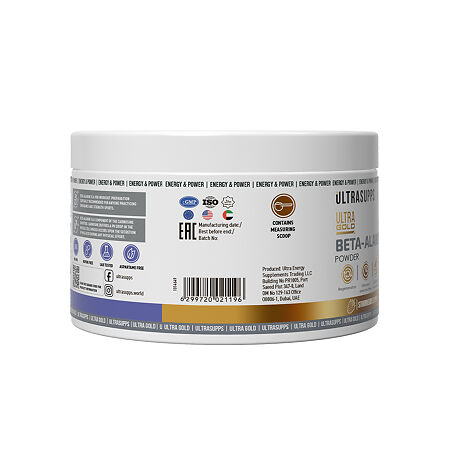 Ультрасаппс Ультра Голд Бета-Аланин / Ultrasupps Ultra Gold Beta-Alanine Strawberry порошок со вкусом клубники массой 200 г 1 шт