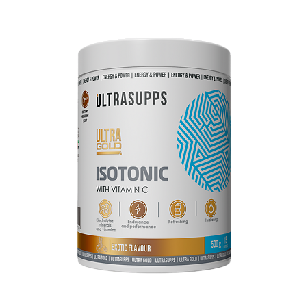 Ультрасаппс Ультра Голд Изотоник / Ultrasupps Ultra Gold Isotonic Exotic порошок со вкусом экзотический массой 500 г 1 шт