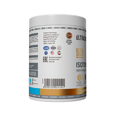 Ультрасаппс Ультра Голд Изотоник / Ultrasupps Ultra Gold Isotonic Exotic порошок со вкусом экзотический массой 500 г 1 шт