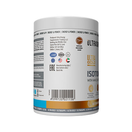 Ультрасаппс Ультра Голд Изотоник / Ultrasupps Ultra Gold Isotonic Watermelon со вкусом арбуза порошок массой 500 г 1 шт