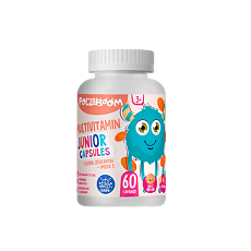 Купить Polzaboom Мультивитамины для детей/Multivitamin Junior мягкие желатиновые капсулы массой 720 мг 60 шт цена