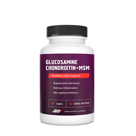 Protein.Company Глюкозамин Хондроитин+МСМ/Glucosamine Chondroitin+MSM капсулы массой 951 мг 90 шт