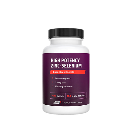 Protein.Company Цинк+Селен/Zinc-Selenium таблетки массой 550 мг 120 шт