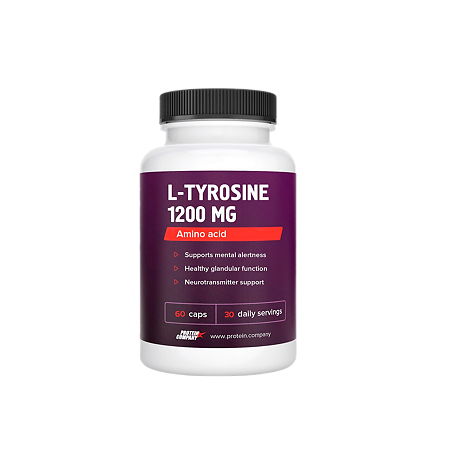 Protein.Company L-Тирозин 500 мг/L-Tyrosine 500 mg капсулы массой 623 мг 60 шт