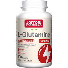Купить Jarrow Formulas L-Глютамин 1000 мг / L-Glutamine 1000 mg таблетки массой 1317 мг 100 шт цена