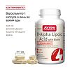 Jarrow Formulas R-альфа-липоевая кислота+Биотин/R-Alpha Lipoic Acid+Biotin vegan капсулы массой 385 мг 60 шт