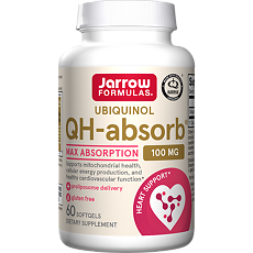 Купить Jarrow Formulas Убихинол QH-Абсорб 100 мг / Ubiquinol QH-Absorb 100 mg гелевые капсулы массой 1520 мг 60 шт 60 шт цена