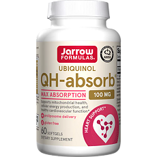 Изображение товара Jarrow Formulas Убихинол QH-Абсорб 100 мг / Ubiquinol QH-Absorb 100 mg гелевые капсулы массой 1520 мг 60 шт 60 шт