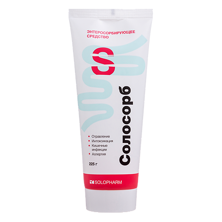 Солосорб гель для приготовления суспензии для приема внутрь 225 г 1 шт
