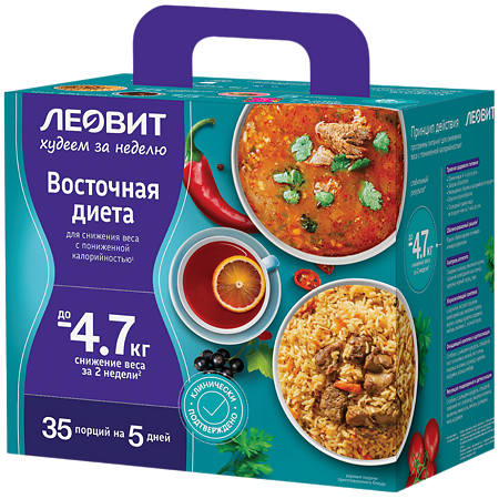 Леовит Худеем за неделю Восточная диета кейс 1 уп