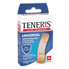 Teneris Лейкопластырь Universal бактерицидный на полимерной основе 76 х 19 мм 20 шт