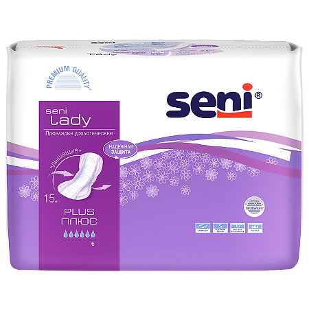 Seni Lady Plus прокладки урологические 15 шт