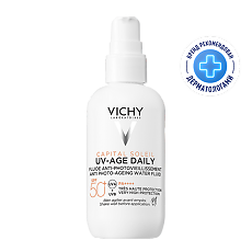 Изображение товара Vichy Capital Soleil UV-Age Daily Невесомый солнцезащитный флюид для лица против признаков фотостарения SPF50+ 80 мл 1 шт