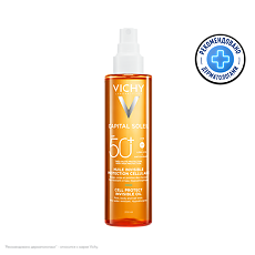 Купить Vichy Capital Soleil Солнцезащитное увлажняющее масло Cell Protect SPF50+ 200 мл 1 шт цена