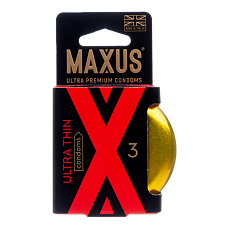Изображение товара MAXUS Презервативы Ultra Thin ультратонкие 3 шт