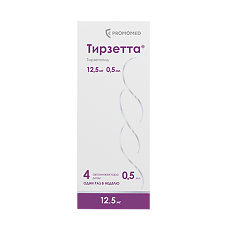 Изображение товара Тирзетта раствор для подкожного введ 12,5 мг шприцы в автоинжекторах 0,5 мл 4 шт