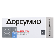 Купить Дорсумио таблетки с пролонг высвобождением 15 мг+6 мг 30 шт цена