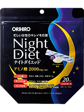 Купить Орихиро/Orihiro Ночная Диета порошок саше-пакеты по 3 г 20 шт цена