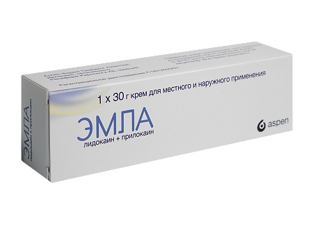Эмла крем для местного и наружного применения 30 г туба 1 шт