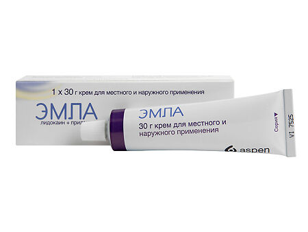 Эмла крем для местного и наружного применения 30 г туба 1 шт