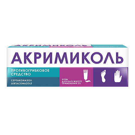 Акримиколь крем для наружного применения 2 % 30 г 1 шт