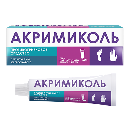 Акримиколь крем для наружного применения 2 % 30 г 1 шт