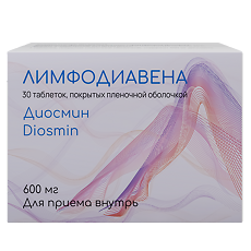 Купить Лимфодиавена таблетки покрыт.плен.об. 600 мг 30 шт цена