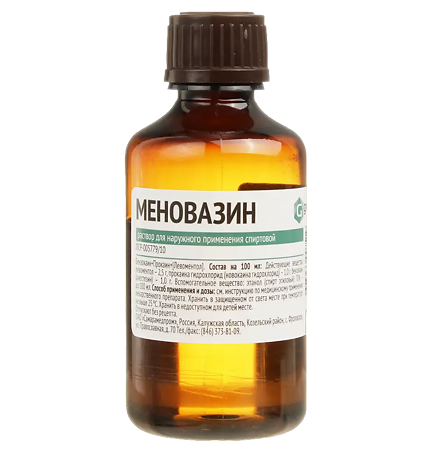 Меновазин раствор для наружного применения спиртовой 40 мл 1 шт