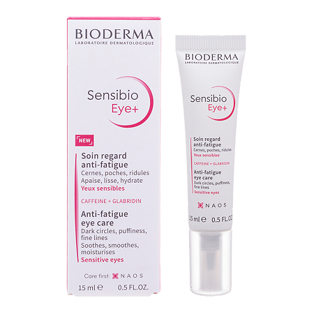 Изображение товара Bioderma Sensibio Eye+ Увлажняющий гель для контура глаз против темных кругов, морщин и отеков 15 мл 1 шт