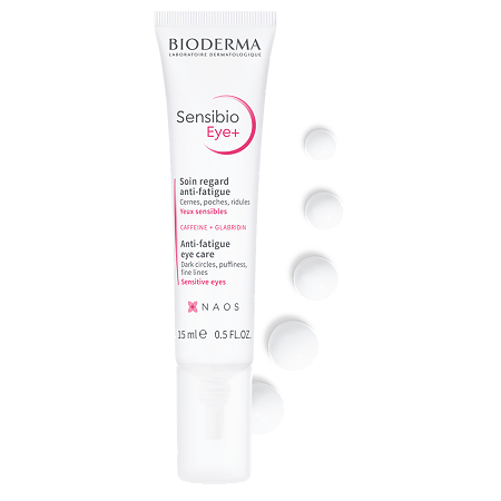 Bioderma Sensibio Eye+ Увлажняющий гель для контура глаз против темных кругов, морщин и отеков 15 мл 1 шт