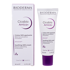 Купить Bioderma Cicabio Arnica+ Успокаивающий SOS крем 40 мл 1 шт цена