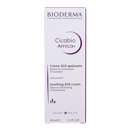 Bioderma Cicabio Arnica+ Успокаивающий SOS крем 40 мл 1 шт