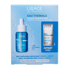 Изображение товара Uriage Набор Eau Thermale Сыворотка-бустер с гиал к-той увлажняющая 30 мл+Крем увлажняющий 15 мл 1 уп