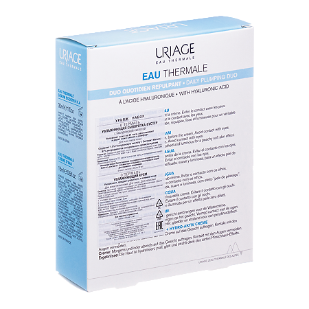 Uriage Набор Eau Thermale Сыворотка-бустер с гиал к-той увлажняющая 30 мл+Крем увлажняющий 15 мл 1 уп