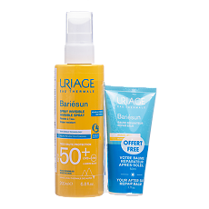 Купить Uriage Набор Bariesun SPF 50+ Невидимый спрей 200 мл+Бальзам восстанавливающий после солнца 50 мл 1 уп цена