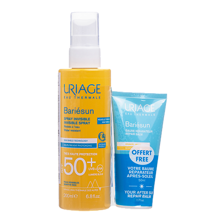 Изображение товара Uriage Набор Bariesun SPF 50+ Невидимый спрей 200 мл+Бальзам восстанавливающий после солнца 50 мл 1 уп