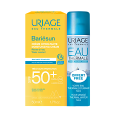 Изображение товара Uriage Набор Bariesun SPF 50+ Крем увлажняющий 50 мл+Термальная вода 50 мл 1 уп