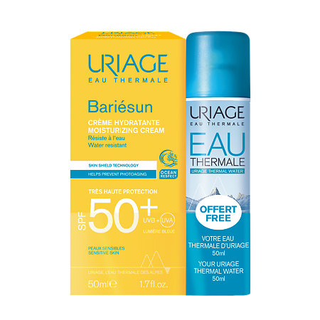Изображение товара Uriage Набор Bariesun SPF 50+ Крем увлажняющий 50 мл+Термальная вода 50 мл 1 уп