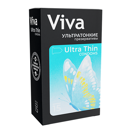 Презервативы Viva ультратонкие 15 шт