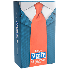 Купить Презервативы VIZIT Large увеличенного размера 15 шт цена